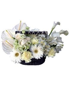 Wooden basket "Inspiration" - Florist Mallorca