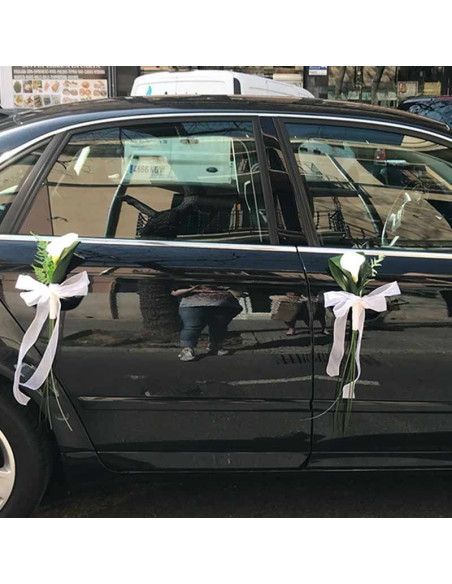 Украшение свадебных автомобильных дверей - Флорист Майорка