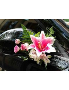 Decoration bridal car doors - Florist Mallorca