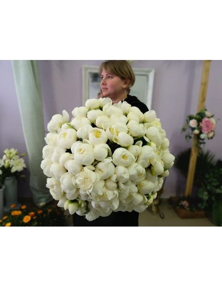 Ramo de Regalo 101 Peonías | Floristería Mallorca