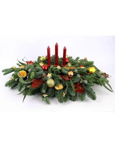 Centro de mesa navideño (L) - Floristería Mallorca