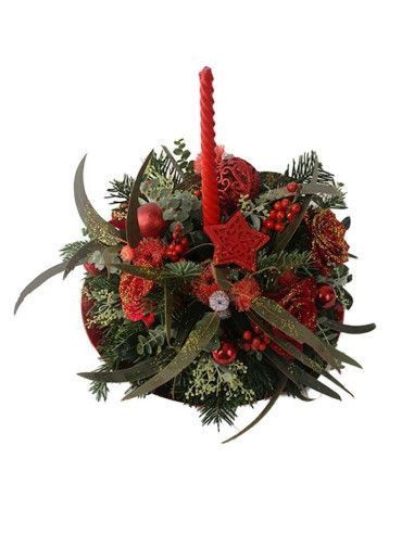 Centre de table de Noël « Claus » | Floristería Mallorca
