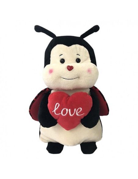 Ladybug plush love 30cm - Mallorca Florist