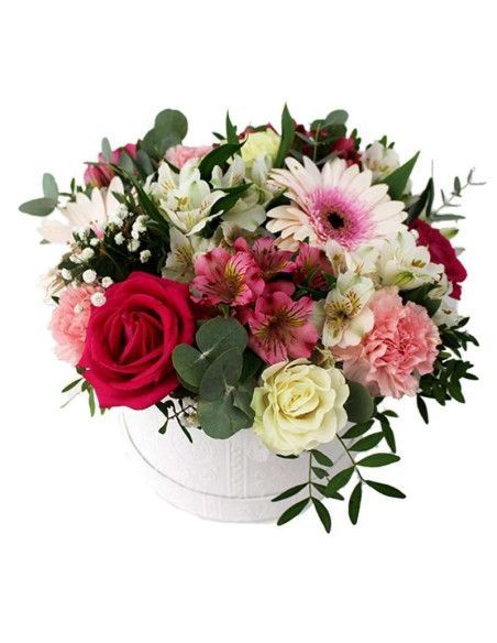 Caja de Flores Variadas Claudia | Floristería Mallorca