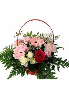 Ramo de Flores Cesta Variadas | Floristería Mallorca