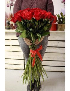 25 roses stem 90 cm - Mallorca florist 2