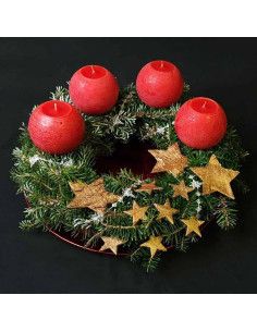 Weihnachtskranz der Sterne - Mallorca Florist