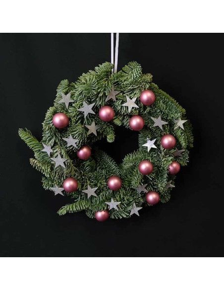 Corona de navidad para puerta "Noelia" - Floristería Mallorca