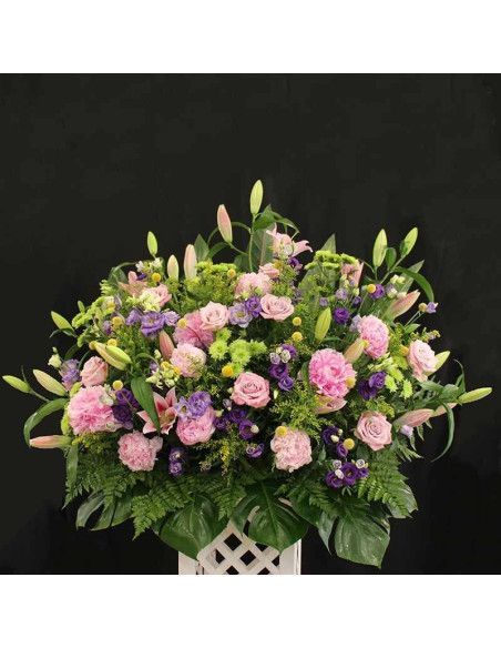 Centro fúnebre de flor de temporada (Grande) - Floristería Mallorca