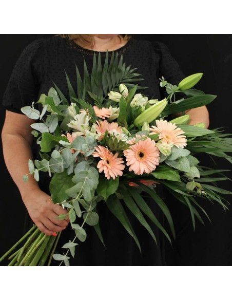 Funeral bouquet of gerberas funeral home - Mallorca Florist