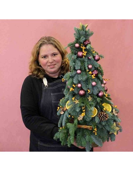 "Rustikaler" Weihnachtsbaum - Mallorca Florist