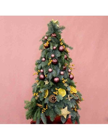 "Rustikaler" Weihnachtsbaum - Mallorca Florist