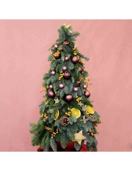 "Rustikaler" Weihnachtsbaum - Mallorca Florist