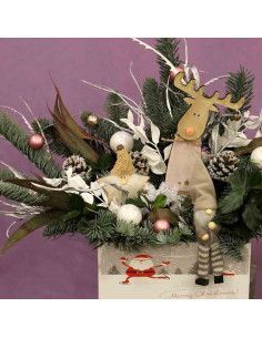 Boîte de Noël « Renne » - Floristería Mallorca 2