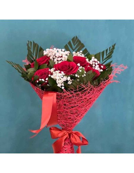 Букет красных роз 6-11 | Вы выбираете | Floristeria Mallorca