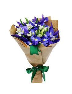 Iris & Alstroemeria Bouquet | Delivery in Mallorca