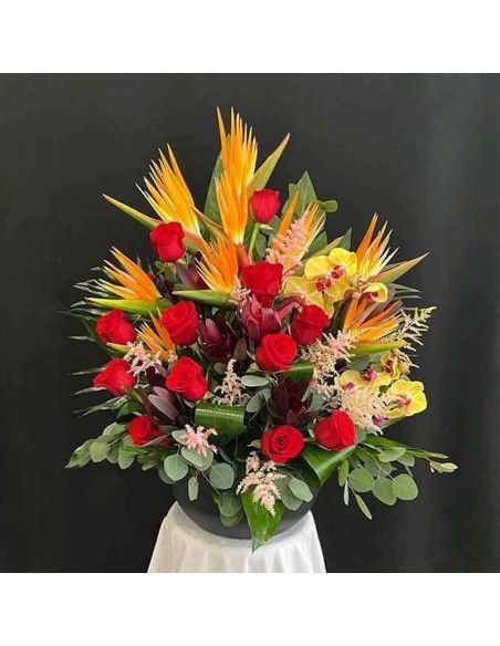 Centro Floral Elegancia Tropical | Floristería Mallorca