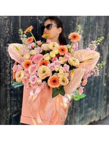 Caja de flores "Eden" | Floristería Mallorca