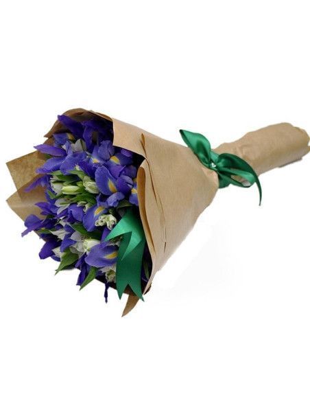 Iris & Alstroemeria Bouquet | Delivery in Mallorca