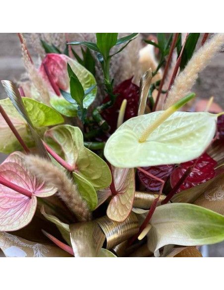 Anthurium bouquet "Venice" | Florist Majorca