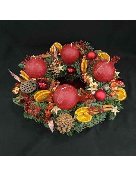 Corona de Adviento "Noche Estrellada" | Floristería Mallorca