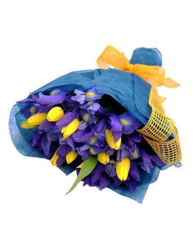Tulip & Iris Bouquet | Delivery in Mallorca