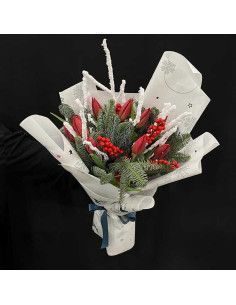 Tulpenstrauß „Schnee auf Mallorca“ | Mallorca-Florist