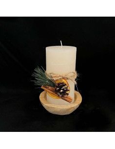Weihnachtskerze „Winterlicht“ | Mallorca-Florist