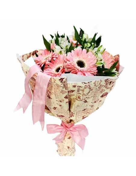 Pink & White Flower Bouquet «Marseille» | Mallorca