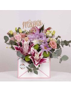 Blumenbox 'Botschaft der Liebe' für Mama | Mallorca-Florist