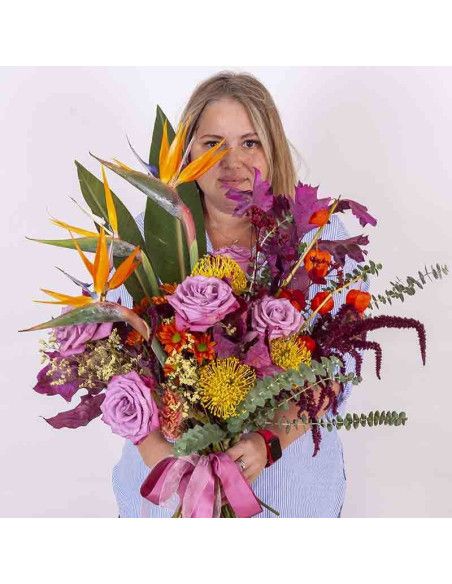 Tropical and Autumn Bouquet - Home Delivery | Florist in Mallorca