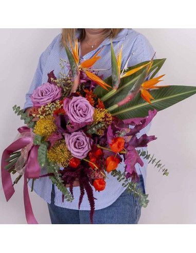 Tropical and Autumn Bouquet - Home Delivery | Florist in Mallorca