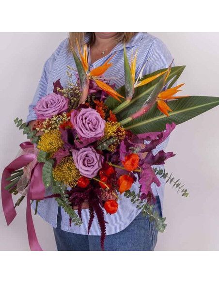 Tropical and Autumn Bouquet - Home Delivery | Florist in Mallorca