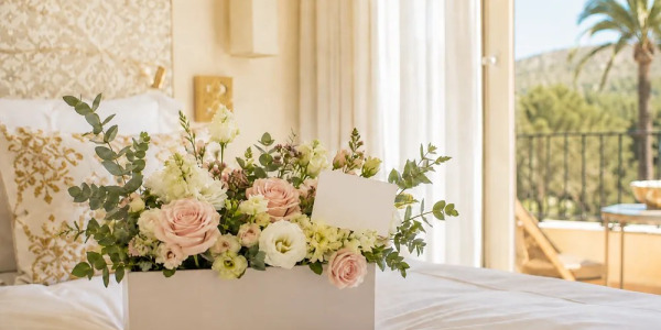 Enviar flores a un hotel de Mallorca: sorpresa en la habitación