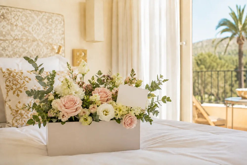 Enviar flores a un hotel de Mallorca: sorpresa en la habitación